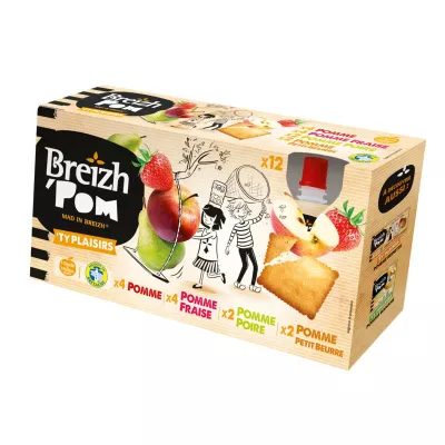 Breizh'pom.gourdes 4var.12x90g