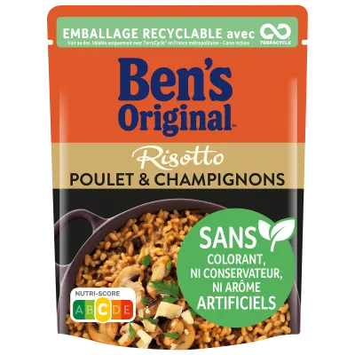 Riz Risotto Poulet & Champignons, 250g - BEN'S Original