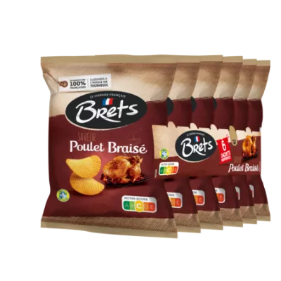 6x25g Chips Poulet Brais Bret