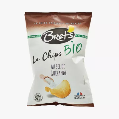 Organic Guérande salt chips 100g - BRET'S
