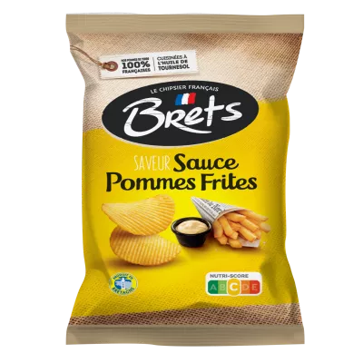 Chips Sauce Pommes Frites, 125g - BRET'S