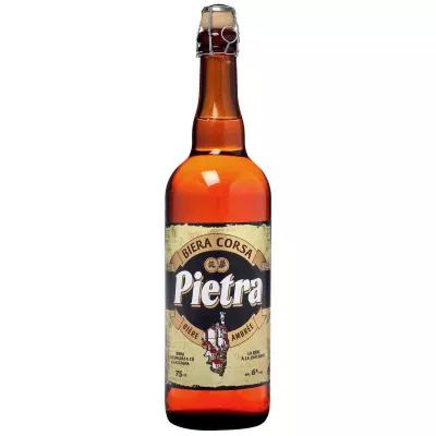 科西嘉琥珀啤酒，6°，75cl - PIETRA