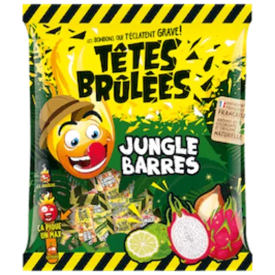 Bonbons jungle barres 150g - TETES BRULEES
