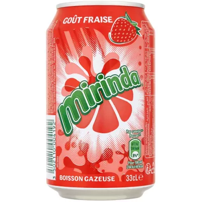 Erdbeersoda 33cl X24 - MIRINDA