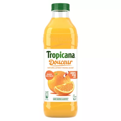 Pur jus d'orange douceur 1L - TROPICANA