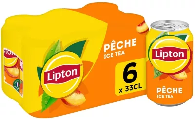 Ice Tea Pêche Fat 33cl X6*4 - LIPTON