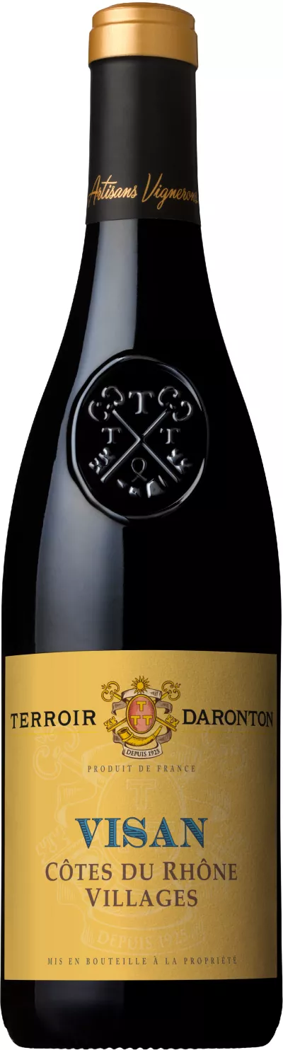 Rotwein Côtes du Rhône Villages 14% 75cl - TERROIR DARONTON