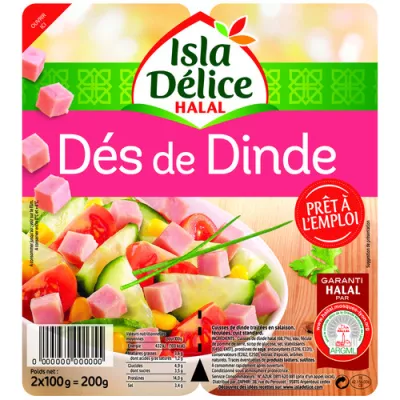 Des Dinde Nature Sec.2x100g