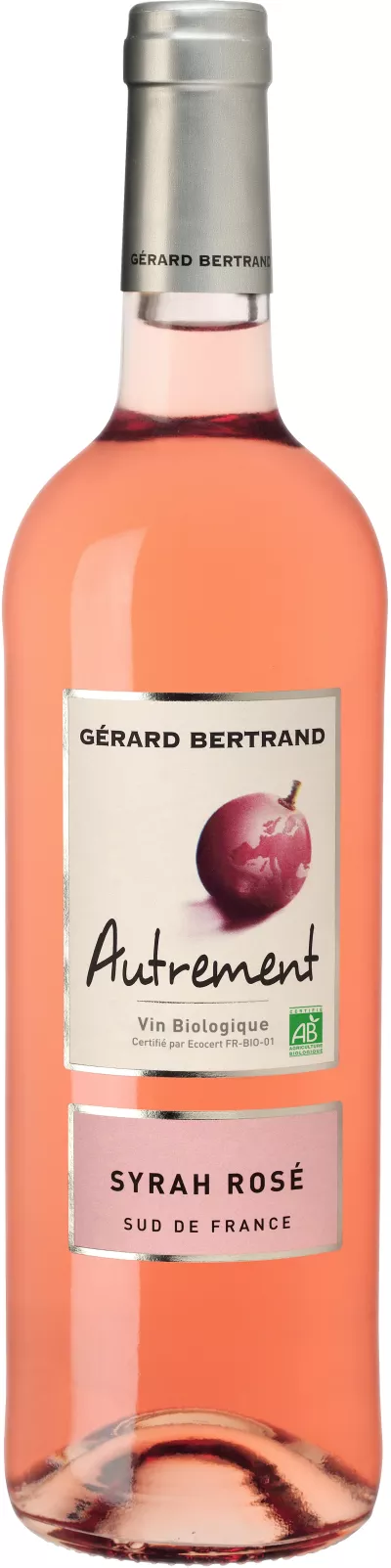 Vin Rosé Autrement Syrah Sud de France Biologique 12;5% 75cl -GERARD BERTRAND