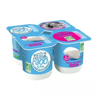 Yaourt Nature 300/bio 4x125g