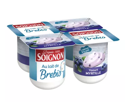 Joghurt mit Schafsmilch und Heidelbeeren 4x110g - SOIGNON