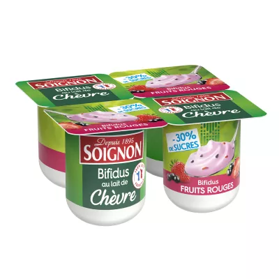 Yaourt Chev Bif Frt Rou 4x110g