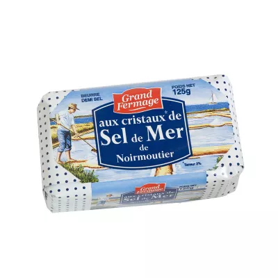 Noirmoutier semi-salted butter 125g - GRAND FERMAGE