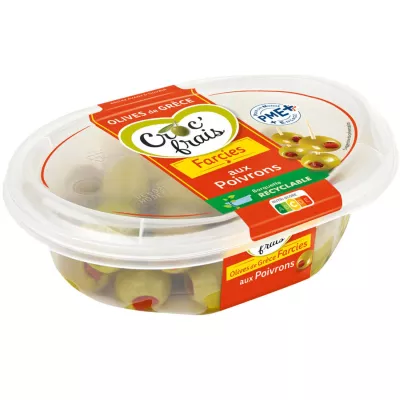 甜椒青橄榄200g - Croc'frais