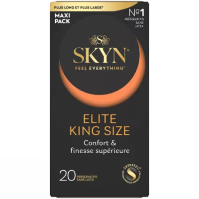 Préservatif Elite King Size Confort & Finesse Supérieure x20 -  SKYN