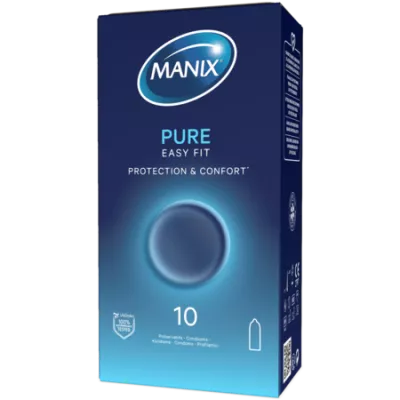 Préservatif Pure Easy Fit Protection & Confort x10 - MANIX