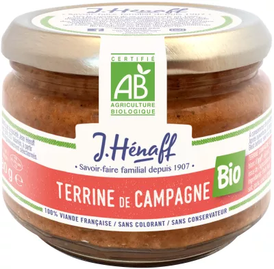 Terrine Campagne Bio 180g