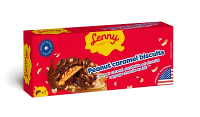 Печенье Арахисово-карамельное, 110г x18 - LENNY