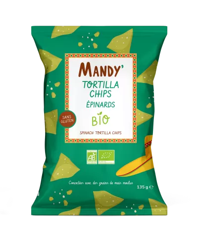 Tortillachips Pinards Bio 135 G - MANDY'