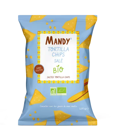 Tortilla Chips Sal Bio 135 G - MANDY'