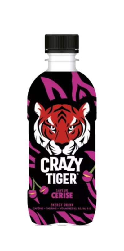 35cl Crazy Tiger Cerise Pet
