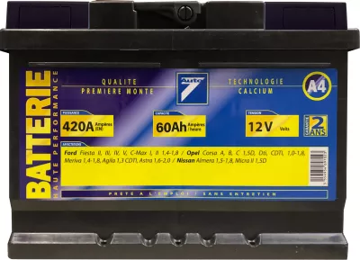 Batterie Auto7 12v 60ah 420a