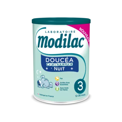 Lait en poudre doucéa croissance nuit 800g - MODILAC