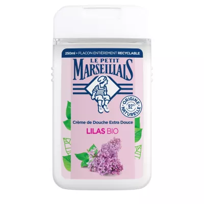オーガニック ライラック シャワー ジェル 水分補給と栄養補給 250ml - LE PETIT MARSEILLAIS