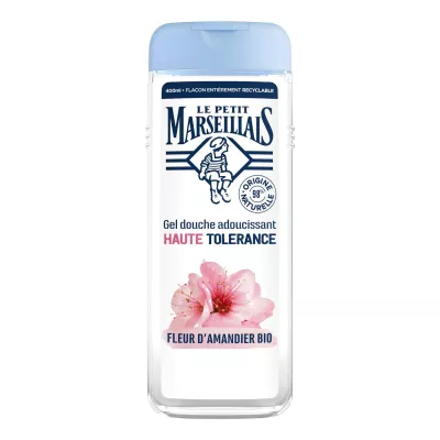 高耐受柔软沐浴露有机杏仁花 400ml - LE PETIT MARSEILLAIS
