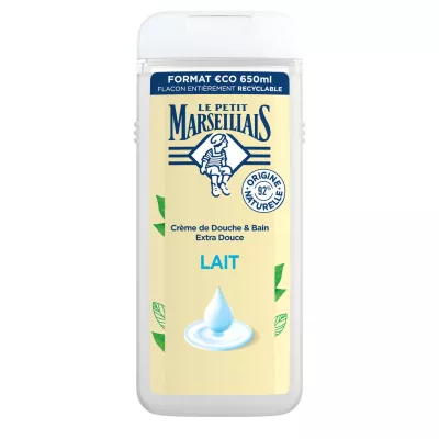 Gel Douche Lait Hydrate et Nourrit 650ml - LE PETIT MARSEILLAIS