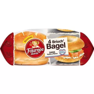 Bagel Brioché X4 300g - LA FOURNÉE DORÉE