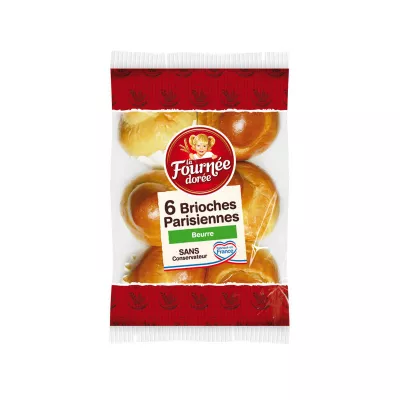 Brioche parisino con mantequilla - LA FOURNEE DOREE