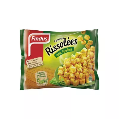 Pommes rissolées aux herbes 750g - FINDUS