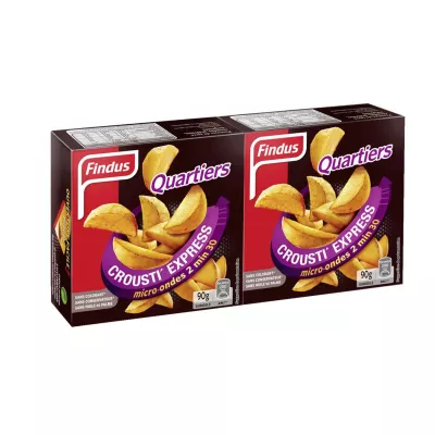 Kartoffel-Crousti' Viertel Express 2x90g - FINDUS