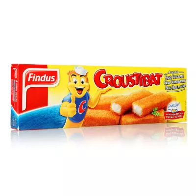 Bâtonnets de poisson panés croustibat 550g - FINDUS