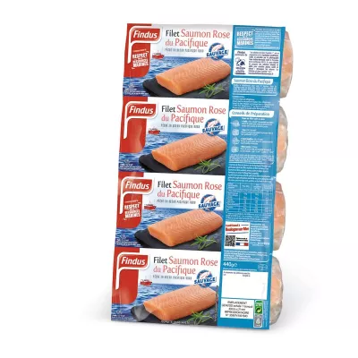 Filetti di salmone rosa del Pacifico 440g - FINDUS