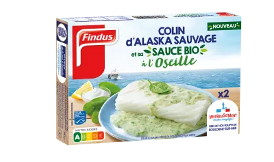 Colin l'Alaska sauvage sauce Bio à l'oseille 380g FINDUS