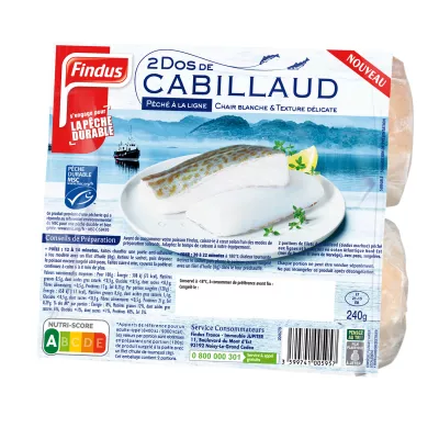 Kabeljau Msc X 2 240g
