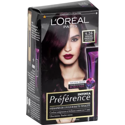 L'Oreal Paris Preference Coloración violeta intenso intenso; 4.26