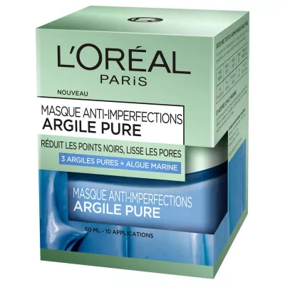 Mascarilla anti-imperfecciones de arcilla pura 50ml - L'OREAL