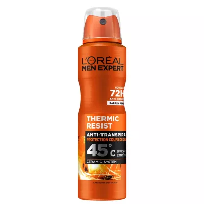 Mtaalam wa Déodorant Wanaume Kunyunyizia Thermic Resista, 150ml - L'ORÉAL