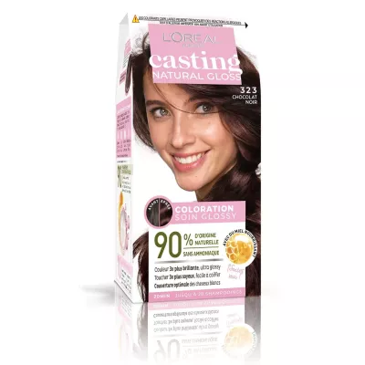 Hair Color 323 Dark Chocolate Casting Natural Gloss - L'OREAL PARIS