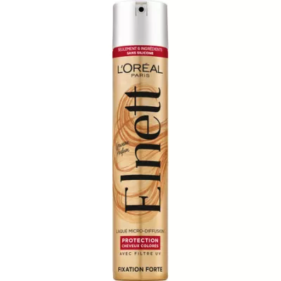 Laque Cheveux Protection Cheveux Colorés avec Filtre UV 300ml - ELNETT