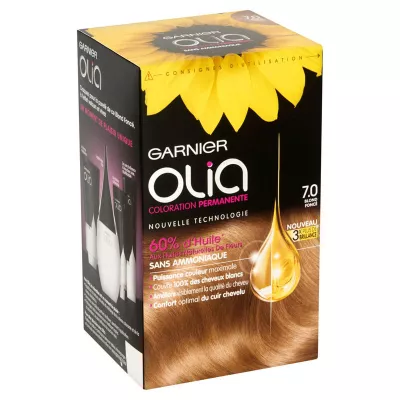 Hair coloring NUANCE 7.0 Dark blonde Permanent GARNIER OLIA