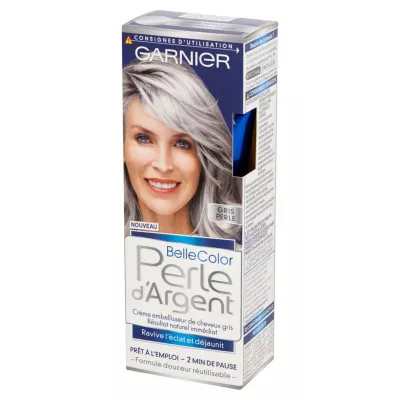 Belle Color Perle Argent Gris