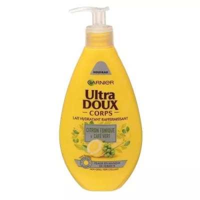 Lait corps hydratant raffermissant citron tonique & café vert 250ml - GARNIER