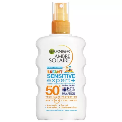 Spray solaire enfant sensitive expert+ SPF 50+ 200ml - GARNIER