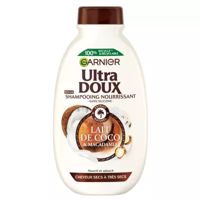 Shampoo nutriente al latte di cocco per capelli secchi, 300 ml - GARNIER
