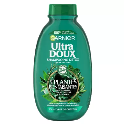 Detox Shampoo Aina zote za nywele Mimea 5, 300ml - GARNIER