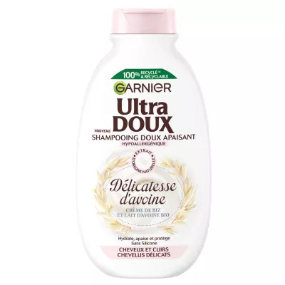 Shampoo lenitivo per capelli ultra delicato all'avena, 300 ml - GARNIER